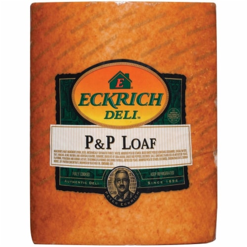 Eckrich P&P Loaf Fresh Sliced Deli Meat Perspective: front