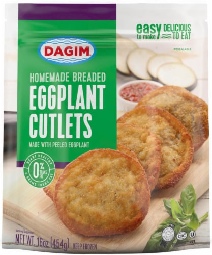 Dagim™ Breaded Eggplant Cutlets Perspective: front