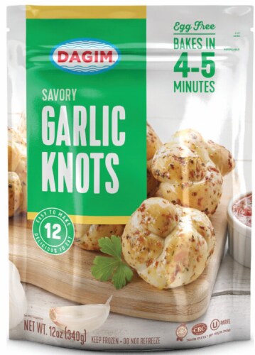 DAGIM Savory Garlic Knots Perspective: front