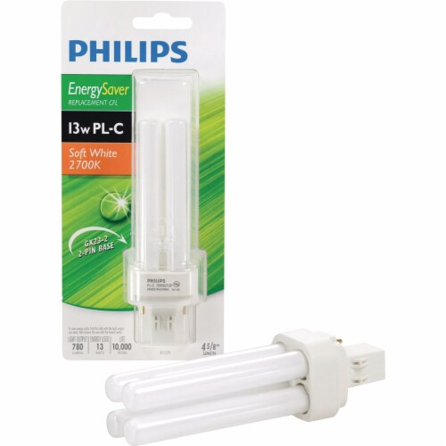 13-Watt Equivalent CFLNI PL-S (GX23) Energy Saver (Non-Integrated) 2-Pin Light Bulb Soft White (2700K) 13-Watt Equivalent CFLNI PL-S (GX23) Energy Saver (Non-Integrated) 2-Pin Light Bulb Soft White (2700K)