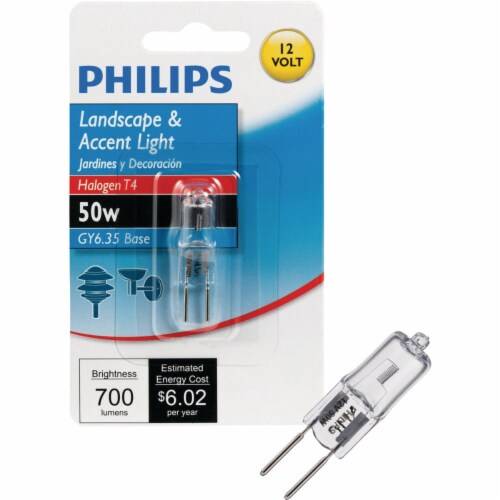 Signify Halogen 50 W T3 2 Pin GY6.35 BC50W T4 12V CAPSULE 12 1 1 Fred Meyer