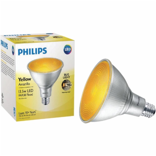 Onrustig Wierook Springen Philips 100W Equivalent Yellow Dimmable LED Bug Light Bulb, 1 ct - Fred  Meyer