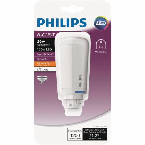 ambulance Handel Nauwkeurig Philips 10.5w Plc 4p Led Bulb 535377, 1 - Kroger