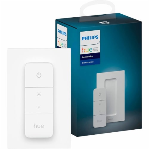 Philips Hue White Battery Powered Wireless Dimmer Switch 562777 Perspective: front