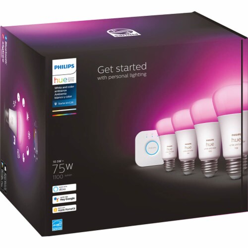 Hue 563296 White and Color Ambiance Bluetooth Smart LED Starter