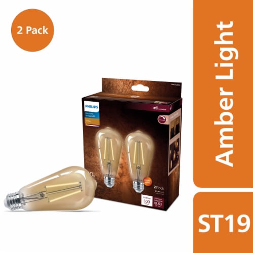 Philips 4.4-Watt (40-Watt) Medium Base ST19 LED Bulbs, pk - Mariano's