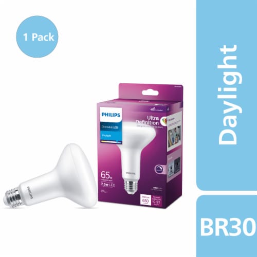 praktijk oppakken soort Philips 7.5-Watt (65-Watt) BR30 Indoor LED Flood Light Bulbs, 1 pk -  Smith's Food and Drug