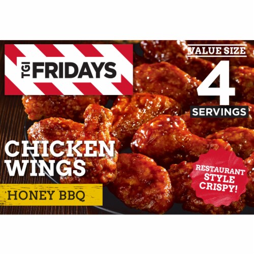 TGIF Honey BBQ Chicken Wings Value Size Frozen Snacks, 25.5 oz Kroger