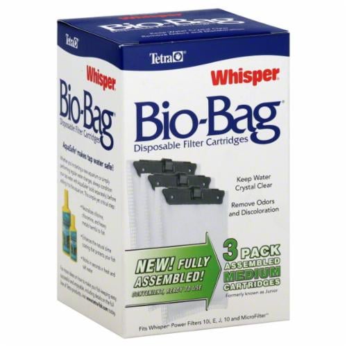 Tetra Whisper Bio-Bag Medium Disposable Filters Perspective: front