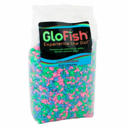 Tetra GloFish Gravel 5 Lb Perspective: front