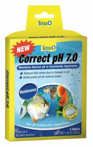Tetra Correct pH 7.0 Maintenance Tablets Perspective: front