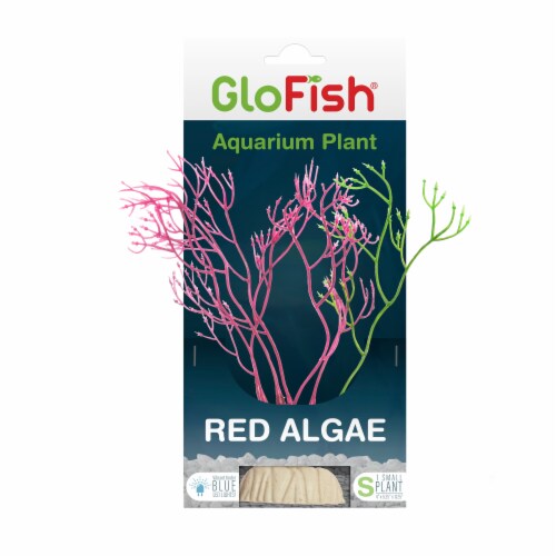 GloFish Red Algae Plant Perspective: front
