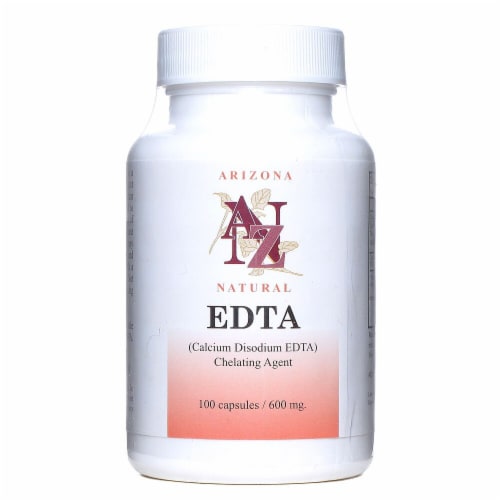 Arizona Natural Products EDTA Chelation Formula Capsules 600mg Perspective: front
