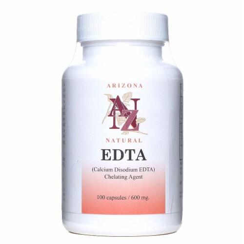 Arizona Natural Products EDTA Chelation Formula Capsules 600mg Perspective: front