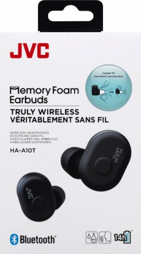 jvc truly wireless memory foam earbuds