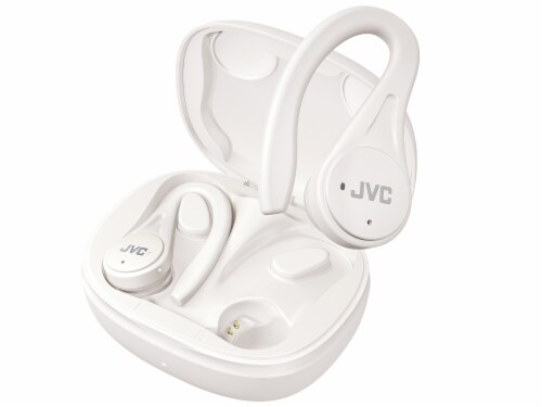 JVC HAEC25TW Fitness True Wireless Earbuds - White Perspective: front