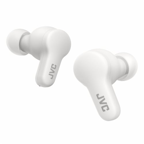 JVC Gumy Rue Wireless Earbuds - Coconut White Perspective: front
