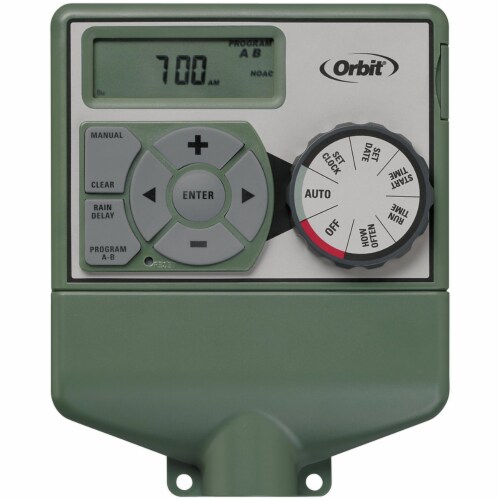 Orbit easy dial 4 station indoor hardwired sprinkler timer 57594 1 