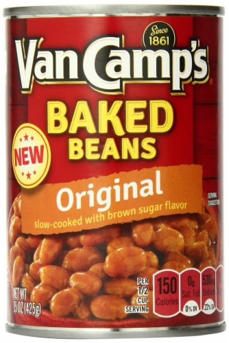 Van Camp's Original Baked Beans Perspective: front