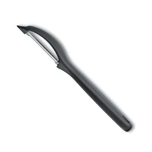 Victorinox Swiss Army Kitchen Swiss Classic Serrated Knife - Black Perspective: front