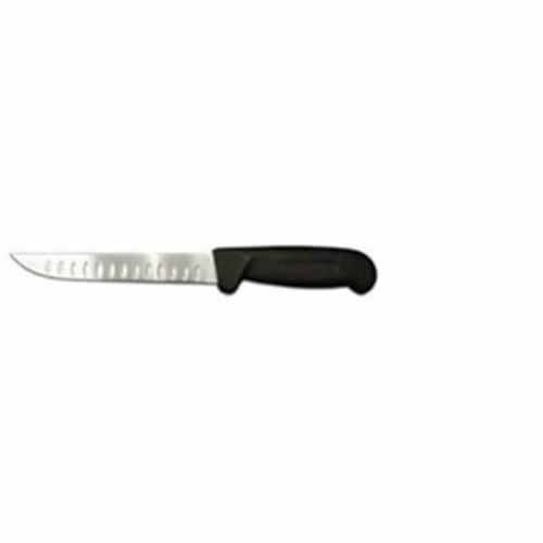 Victorinox Swiss Army 246921 6 in. Straight Boning Knife with Black Handle Perspective: front