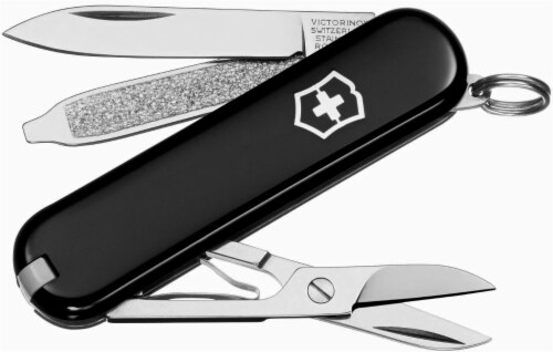 Victorinox Swiss Army Classic 7-Function Pocket Knife Perspective: front
