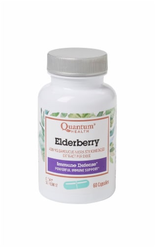 Quantum Health Elderberry Immune Defense Extract Perspective: front