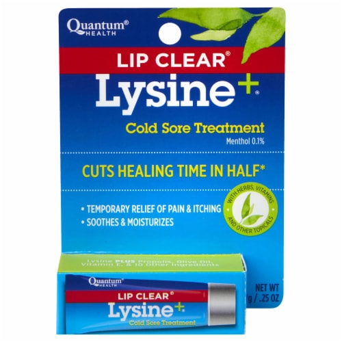 Quantum Health Lip Clear Lysine+ Cold Sore Treatment Perspective: front