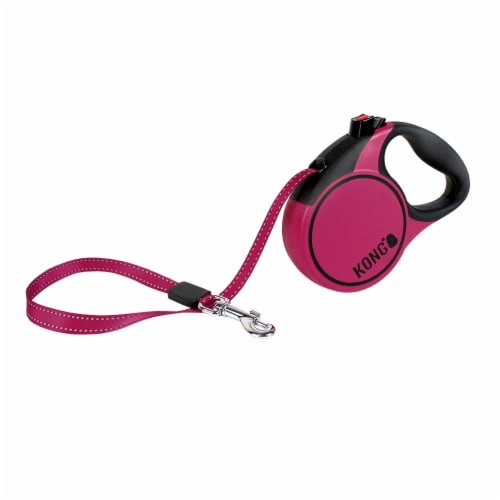 KONG Terrain Retractable Leash/Extra Small/Fuschia, 1 Fred Meyer