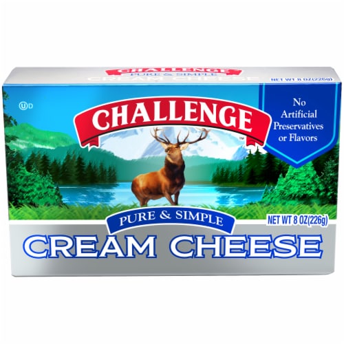 Challenge Cream Cheese Brick Perspective: front