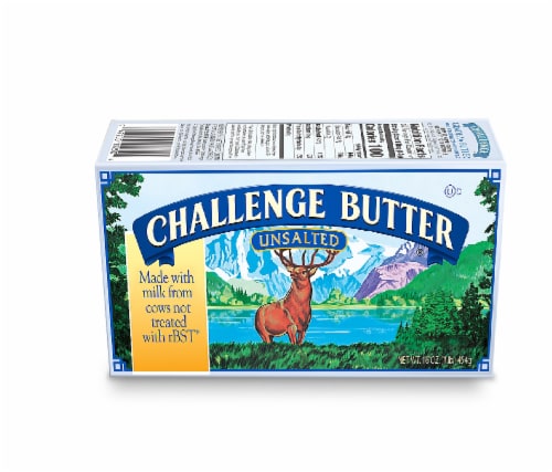 Challenge® Unsalted Butter Sticks Perspective: front