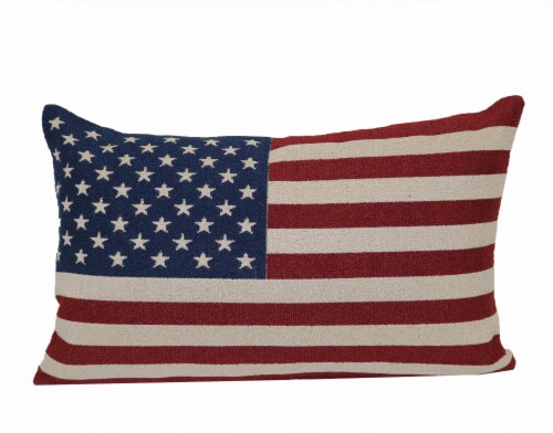 Patriotic outdoor hot sale pillows
