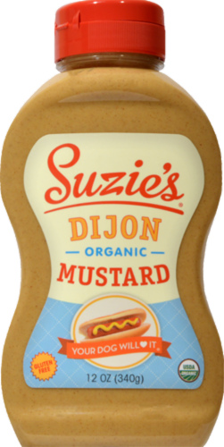 Suzie's Organic Dijon Mustard Perspective: front
