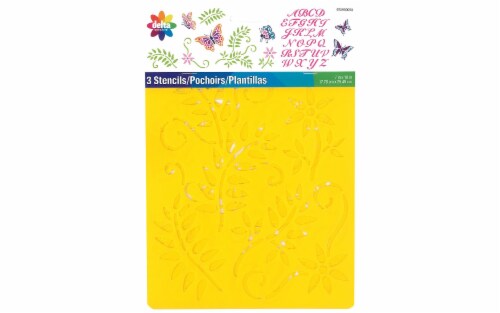 Delta Mania Value Pack Garden Stencils - 3 Pack Perspective: front