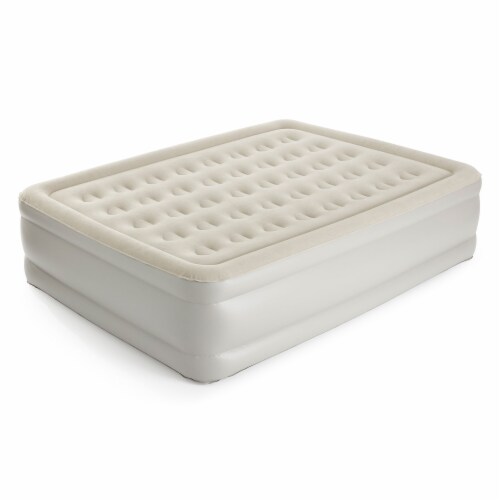 Insta Bed Raised 18 Inch Inflatable Queen Air Mattress with