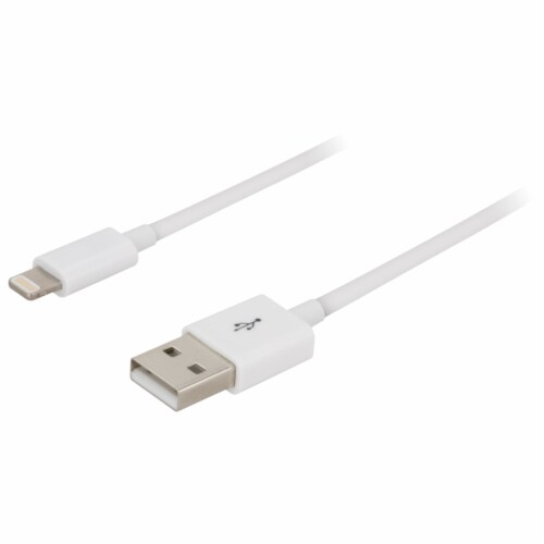 iLive iPhone Lightning Cable - White Perspective: front