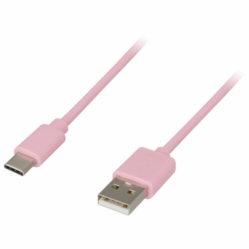 iLive USB-C Cable - Pink Perspective: front