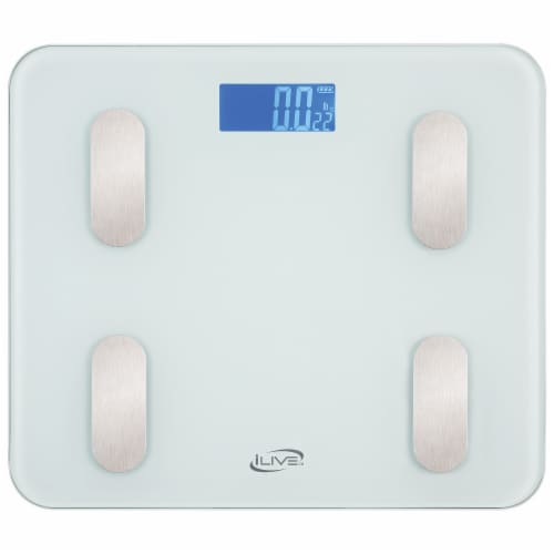 iLive Smart Digital Scale - White Perspective: front