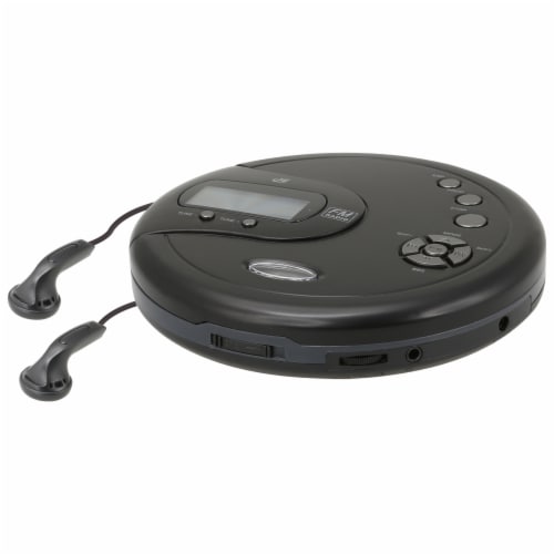 GPX Portable CD Player - Black Perspective: front