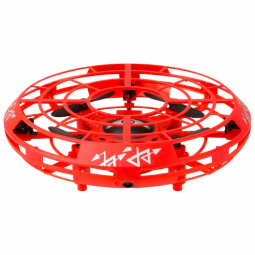Sky Rider Obstacle Avoidance Drone - Red/Black Perspective: front