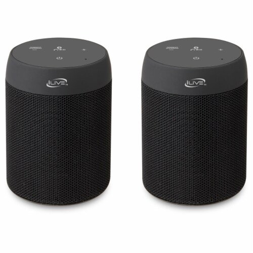 iLive Portable Bluetooth Speaker 2 Pack Perspective: front
