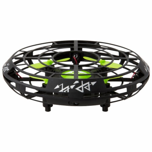 Sky Rider Obstacle Avoidance Drone - Black/Green Perspective: front