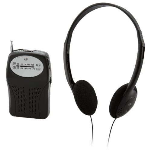 GPX R116B Compact Radio Perspective: front
