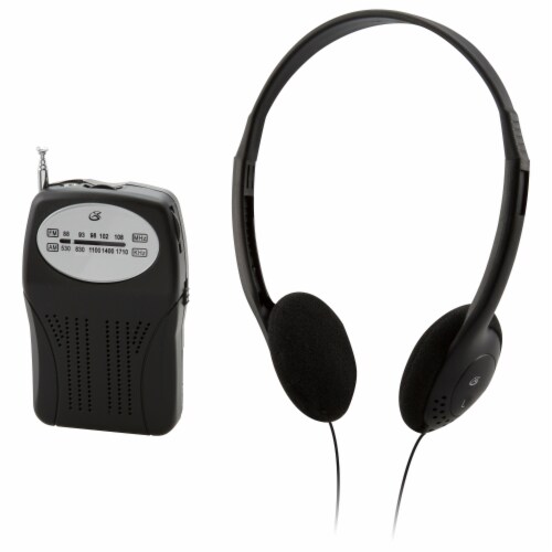 GPX R116B Compact Radio Perspective: front