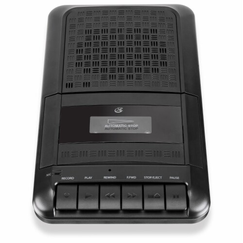 GPX PRC257B Portable Cassette Player Perspective: front