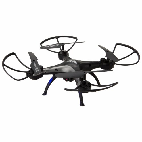Sky Rider Quadcopter Drone - Silver/Black Perspective: front