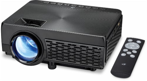 GPX Mini Bluetooth Projector - Black Perspective: front