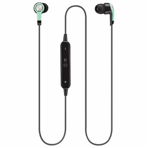 iLive IAEB6LTL Wireless Bluetooth Earbuds - Green Perspective: front