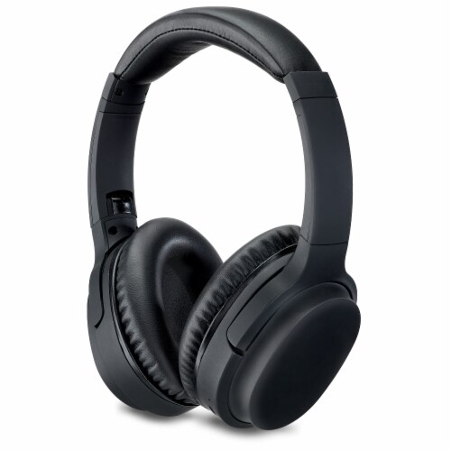 iLive Noise Cancelling Wireless Headphones - Black Perspective: front