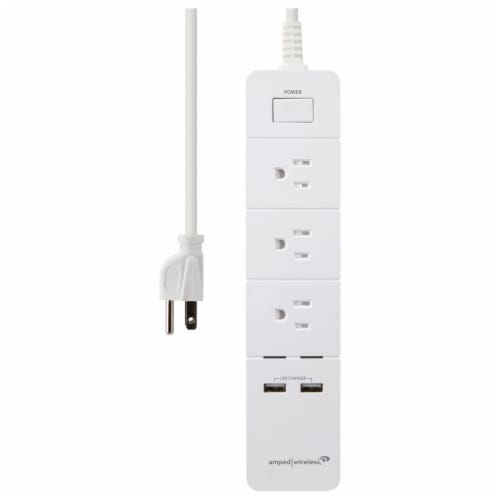 Amped Wireless Smart Wifi Power Strip Perspective: front